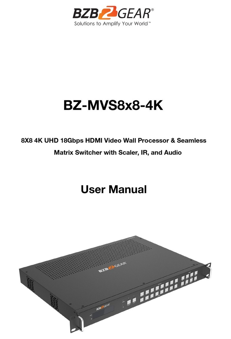 BZB Gear BZ-MVS8x8-4K user manual