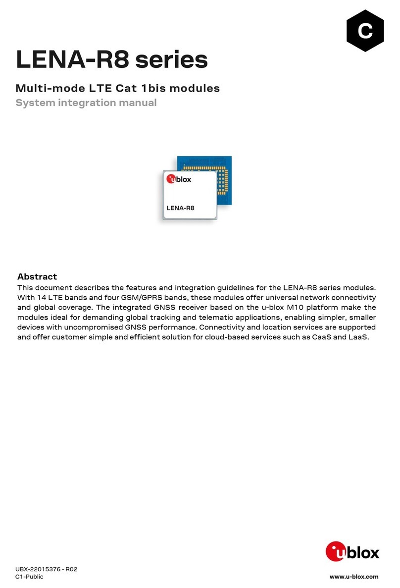 Ublox LENA-R8 Series Quick setup guide Ublox LENA-R8 Series Quick setup guide