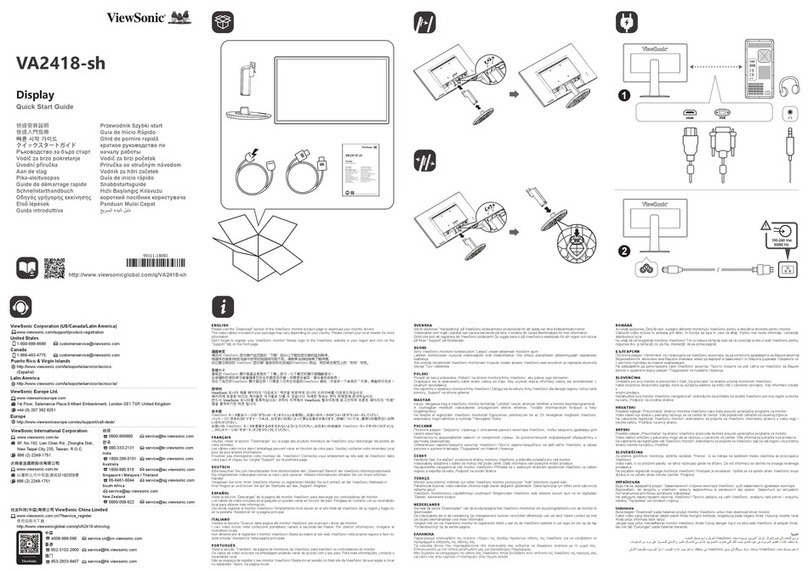 ViewSonic VA2418-sh User manual