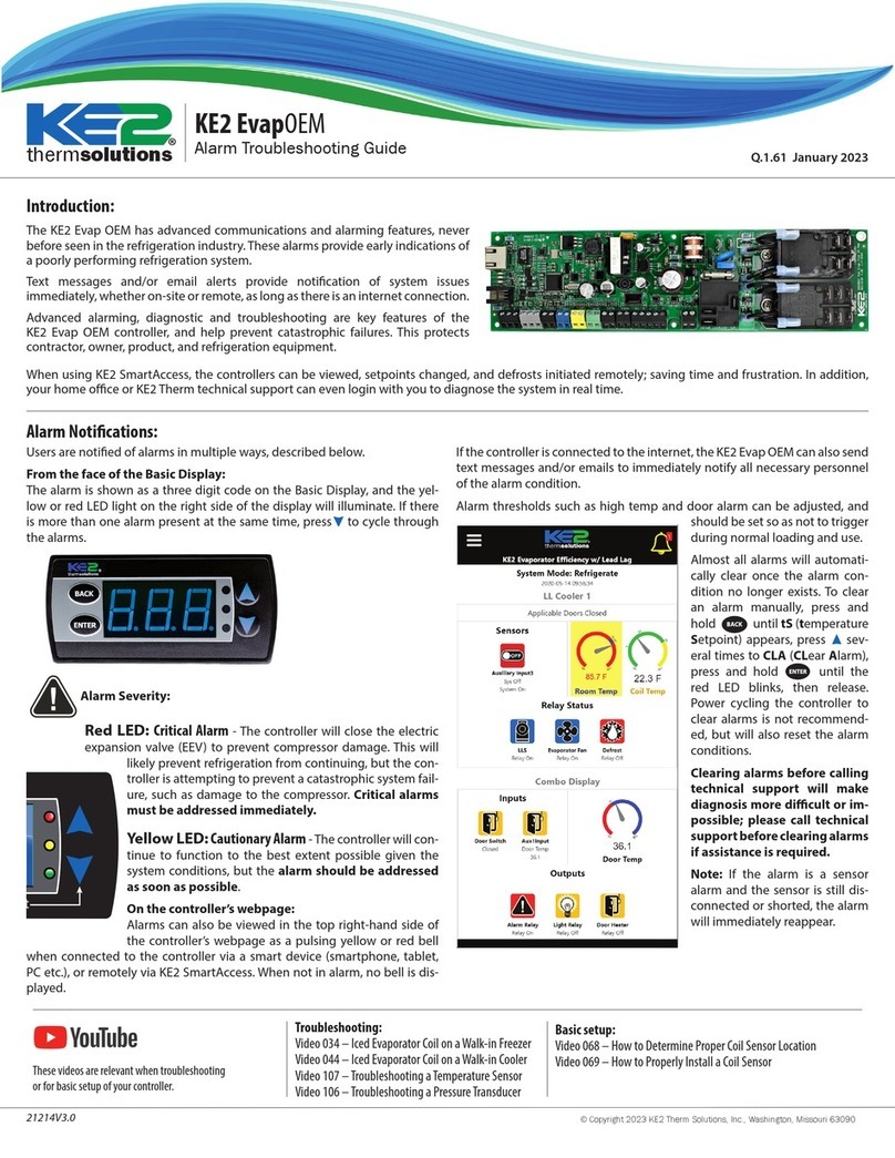 KE2 EvapOEM troubleshooting guide