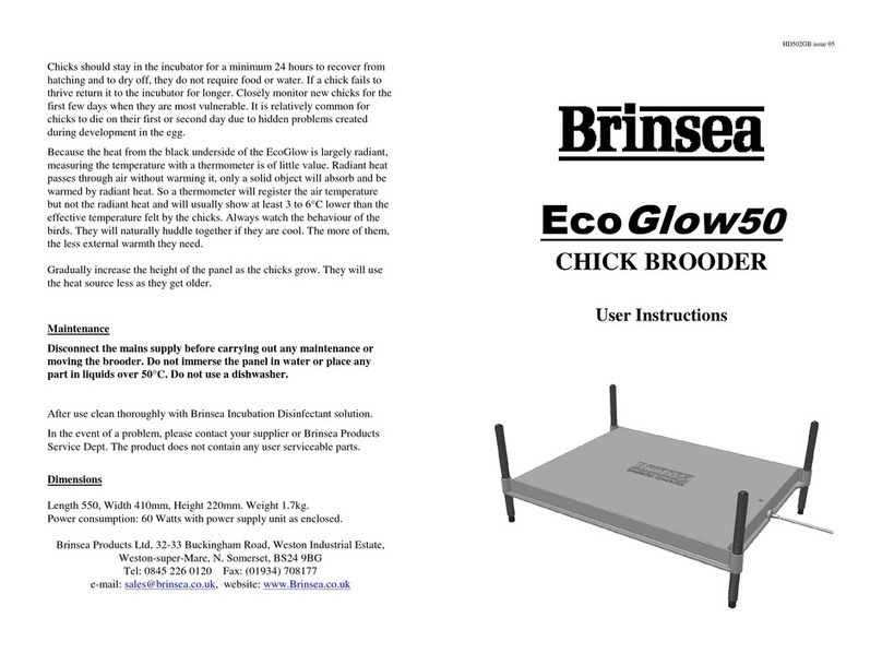 Brinsea EcoGlow50 User instructions