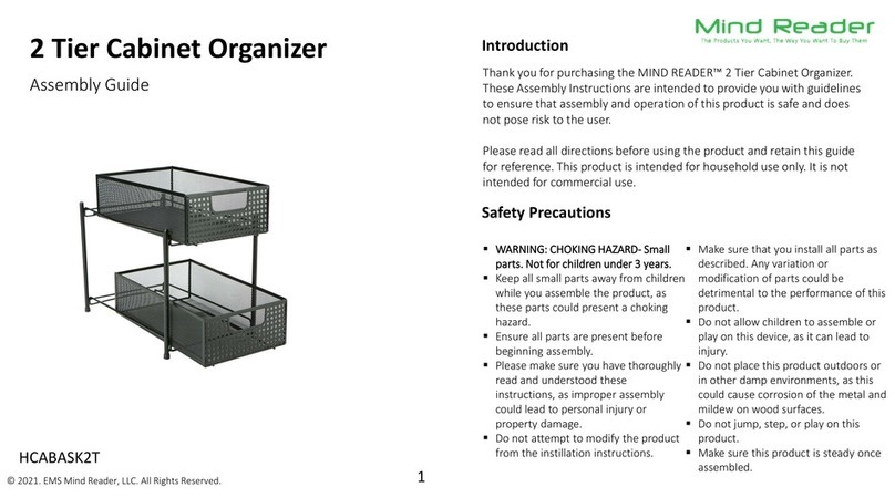 MIND READER HCABASK2T User manual