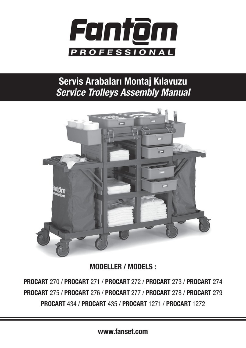 Fantom Professional PROCART 270 Assembly manual