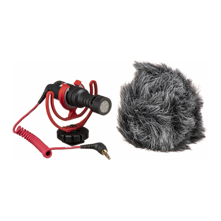 RODE Microphones VideoMicro User manual RODE Microphones VideoMicro User manual