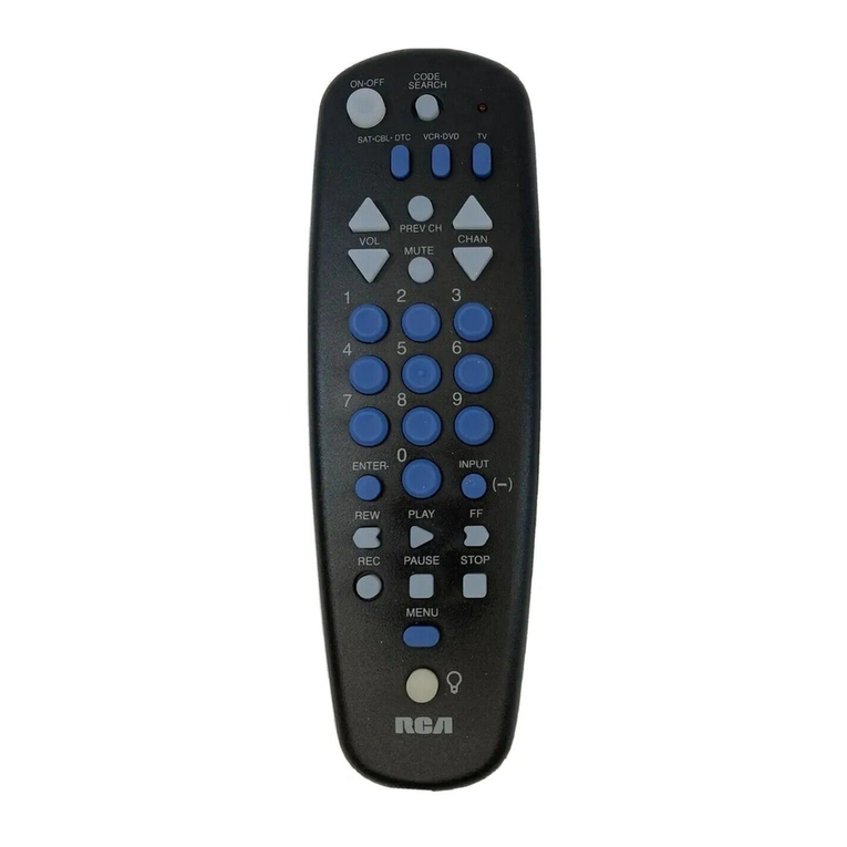 RCA RCU300TZ Series User manual