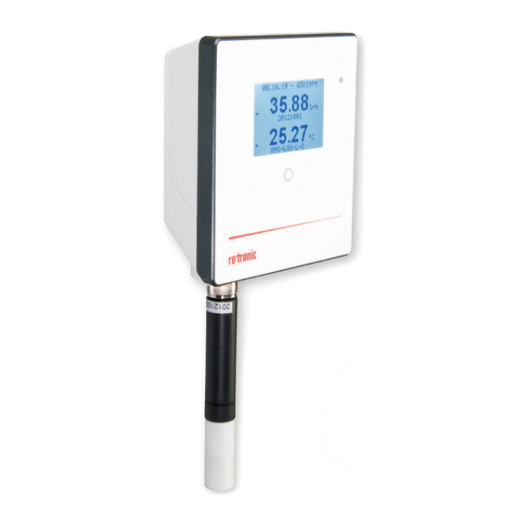 Rotronic RMS-LOG-L-D User manual Rotronic RMS-LOG-L-D User manual