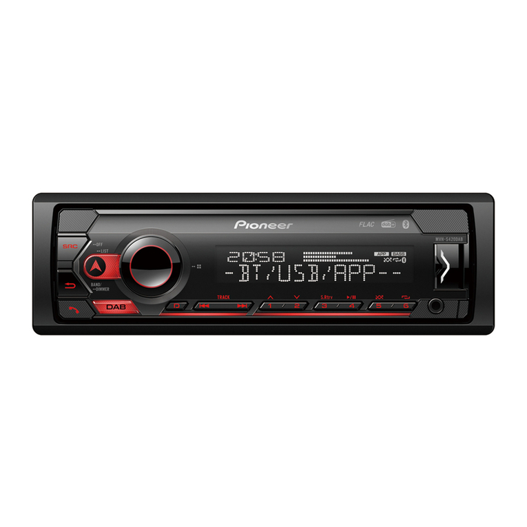 Pioneer MVH-S420DAB quick start guide