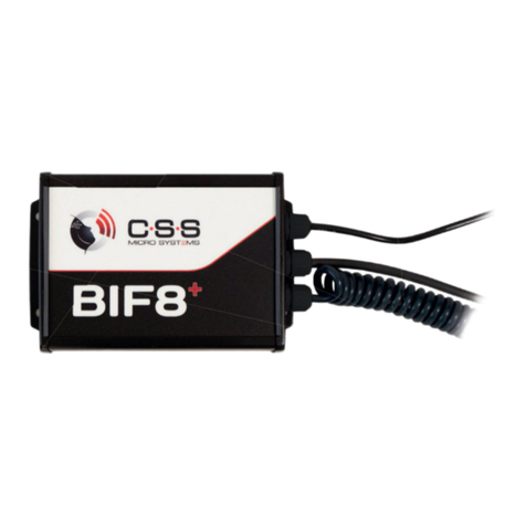 CSS BIF8plus User manual