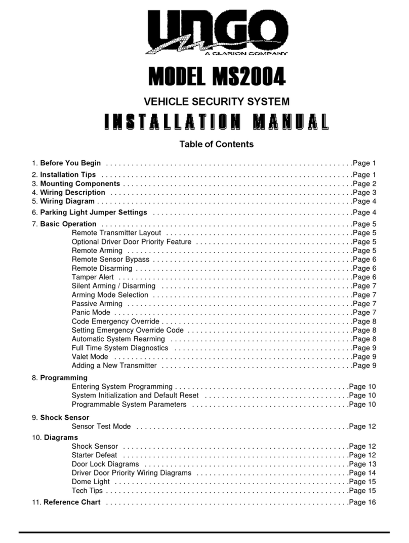 Clarion Ungo MS2004 manual
