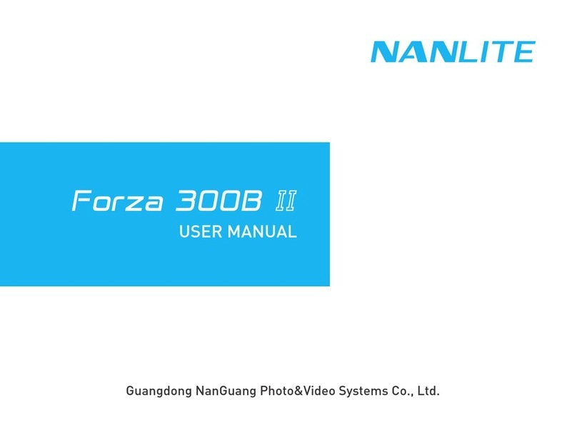 NANLITE Forza 300B II user manual