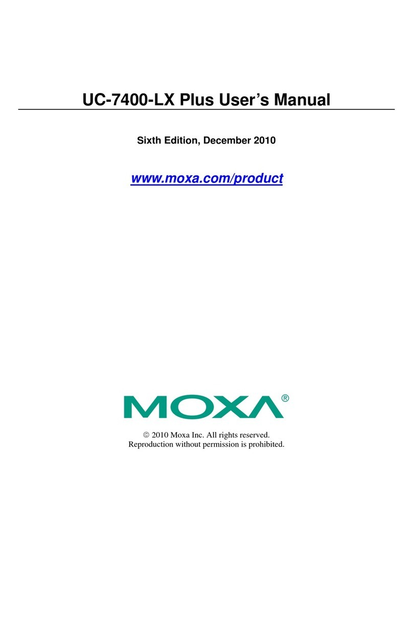 Moxa Technologies UC-7400-LX Plus User manual