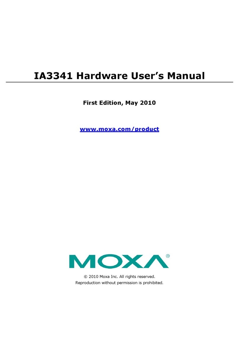 Moxa Technologies IA3341 Hardware user manual