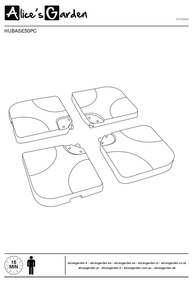 Alice's Garden HUBASE50PC User manual