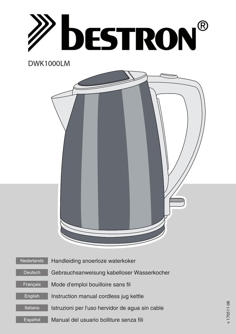 Bestron DWK1000LM instruction manual