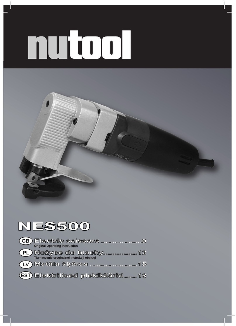 NUTOOL NES500 Original Operating Instruction