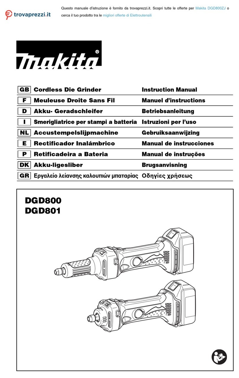 Makita DGD800ZJ User manual