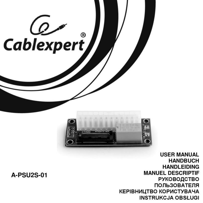 Cablexpert A-PSU2S-01 User manual