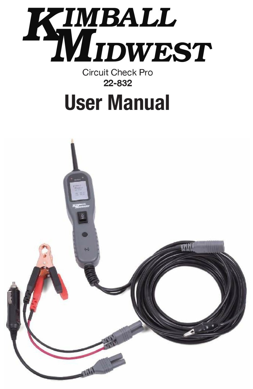 Kimball Midwest Circuit Check Pro user manual