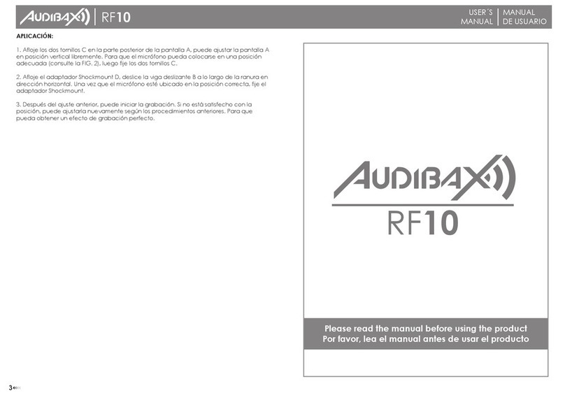 Audibax RF10 user manual