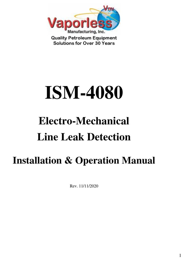 Vaporless ISM-4080 Installation & operation manual