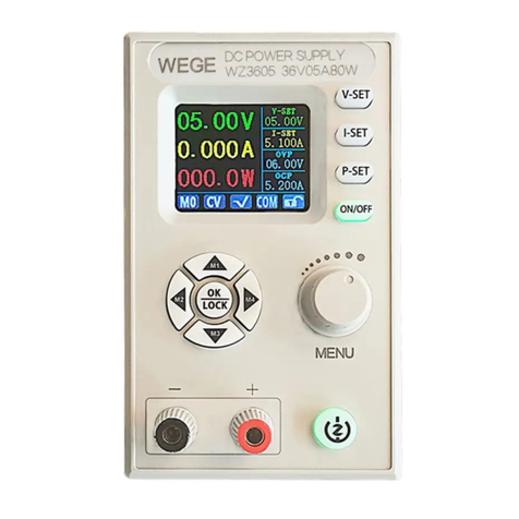 WEGE WZ3605 Instructions for use