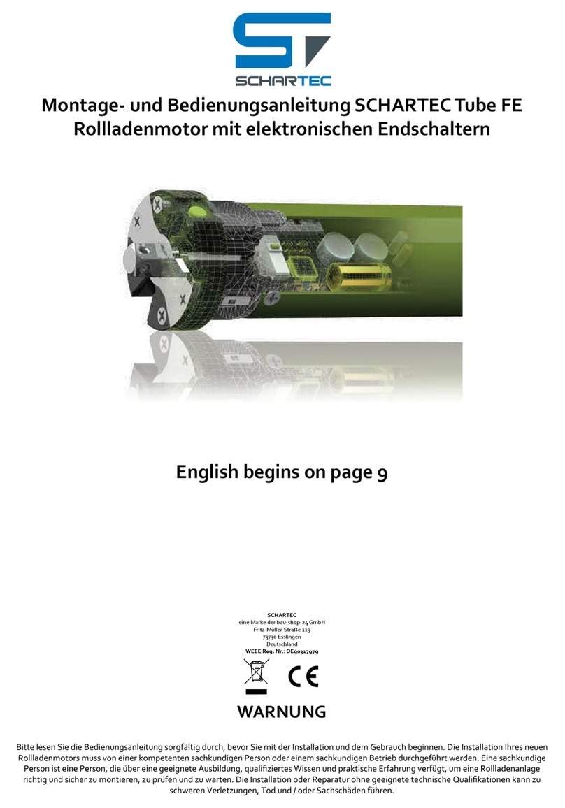 Schartec Tube FE Installation and operating instructions