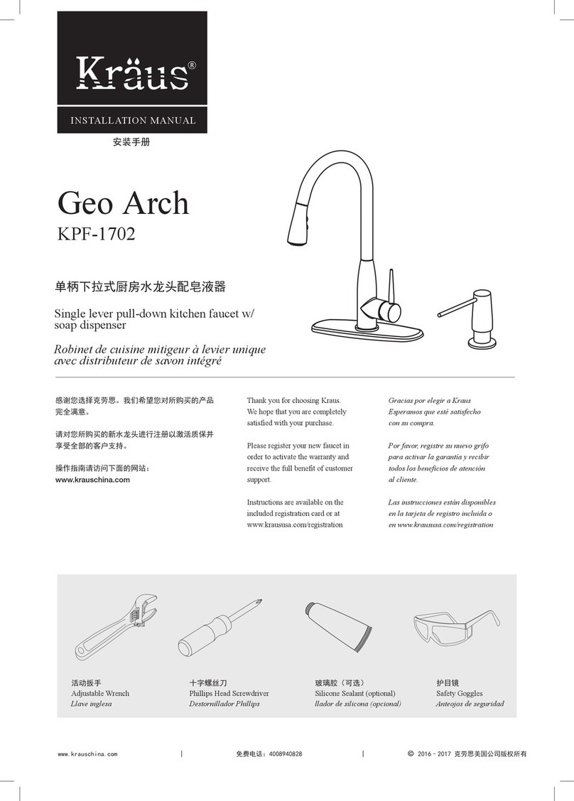 Kraus Geo Arch KPF-1702 User manual Kraus Geo Arch KPF-1702 User manual