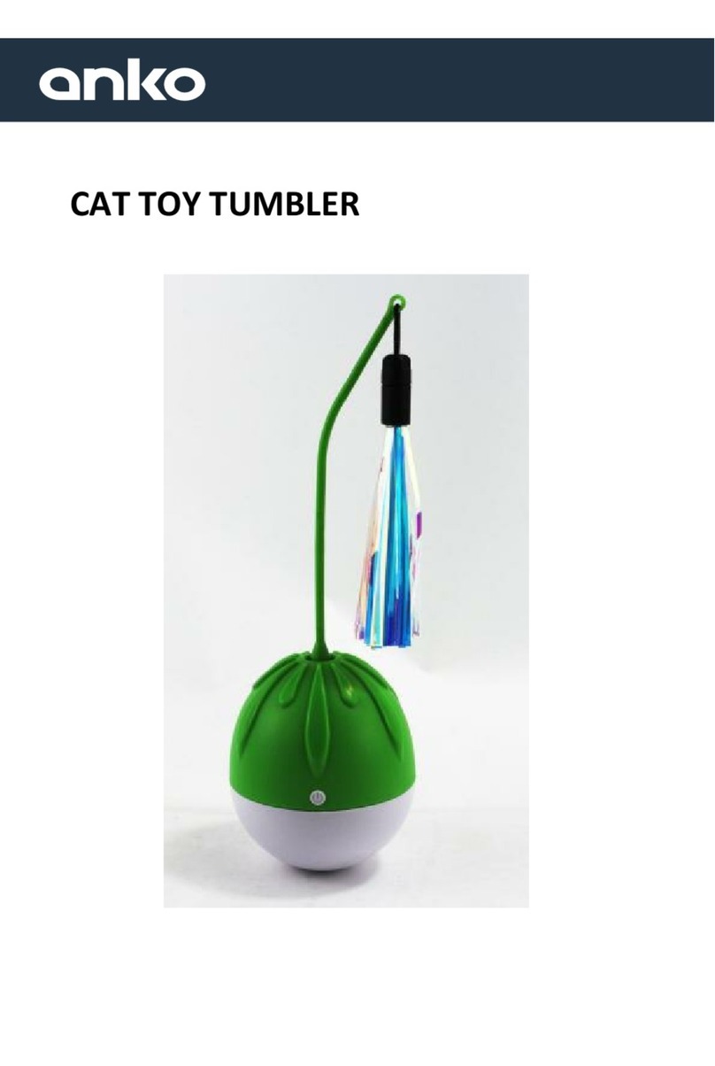 anko CAT TOY TUMBLER manual