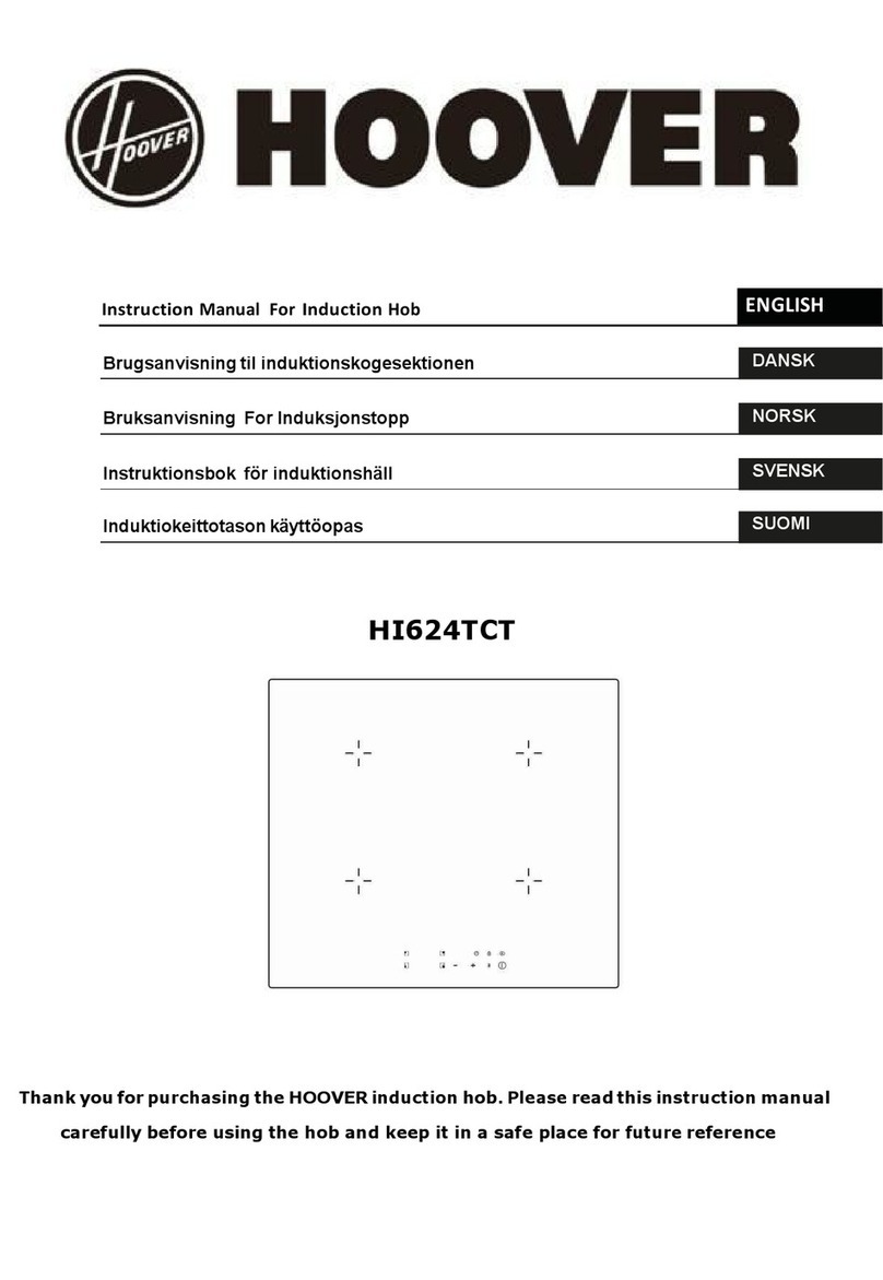Hoover HI624TCT User manual Hoover HI624TCT User manual