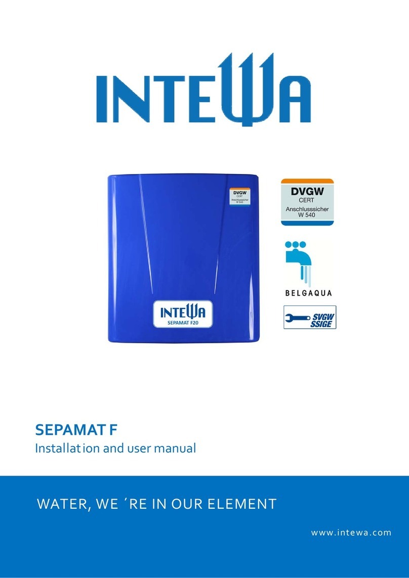 Intewa SEPAMAT F Installation and user manual