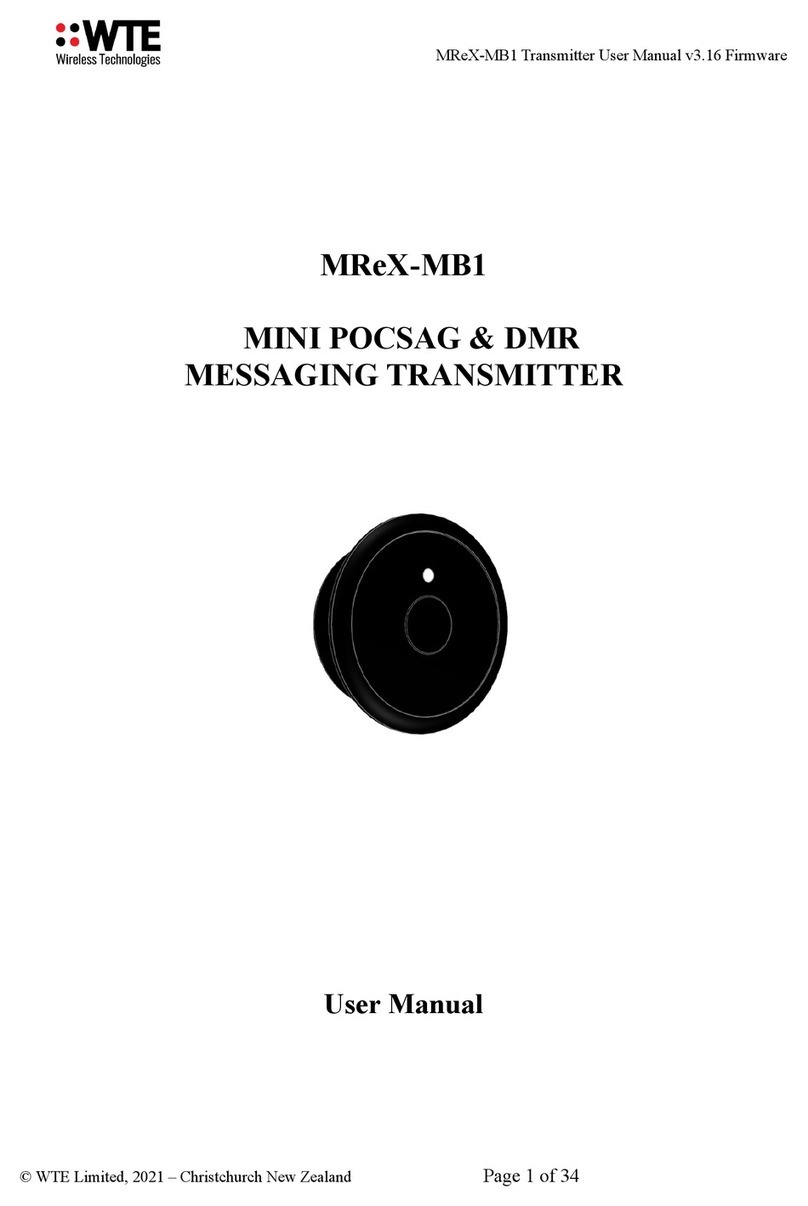 WTE MReX-MB1 User manual