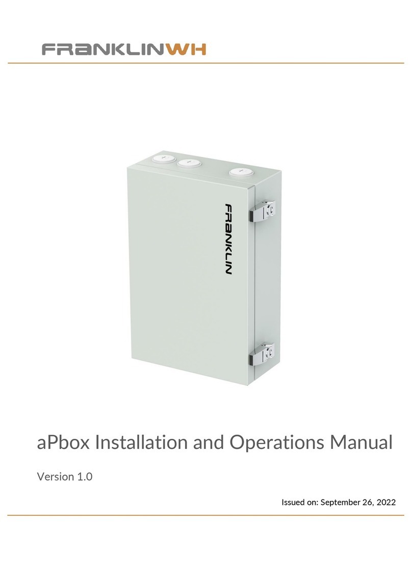 FRANKLINWH aPbox Installation and operation manual
