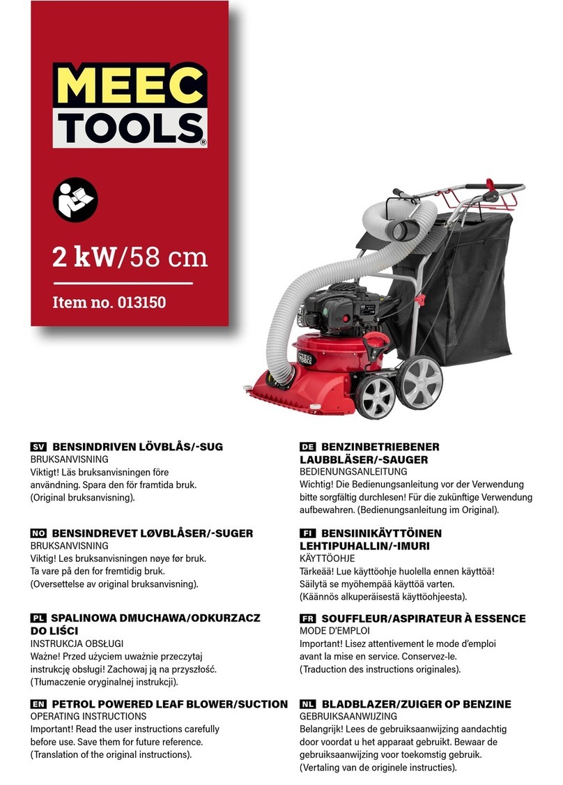Meec tools 013150 User manual