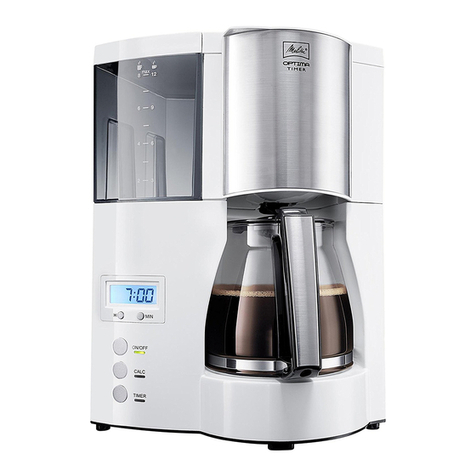 Melitta OPTIMA Timer User manual