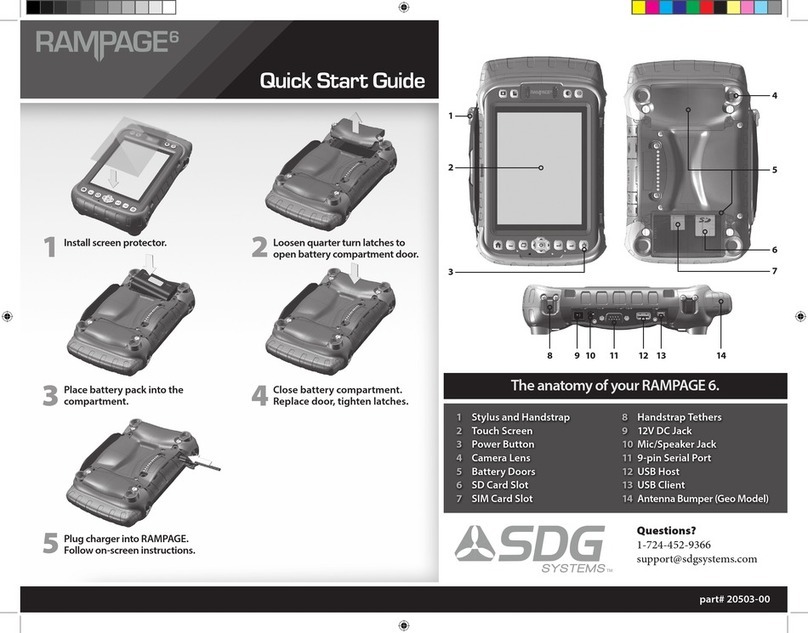 SDG Rampage 6 quick start guide