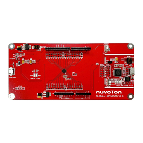 Nuvoton NuMaker-M030GTD User manual Nuvoton NuMaker-M030GTD User manual