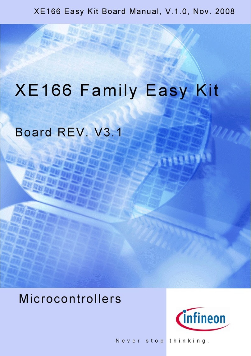 Infineon XE166 Easy Kit User manual