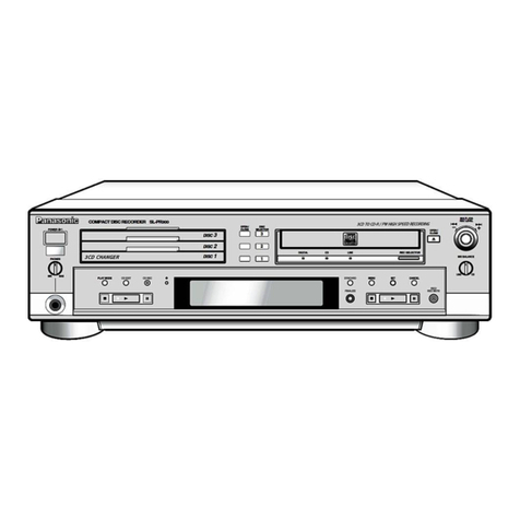 Panasonic SLPR300 - CD RECORDER Service manual