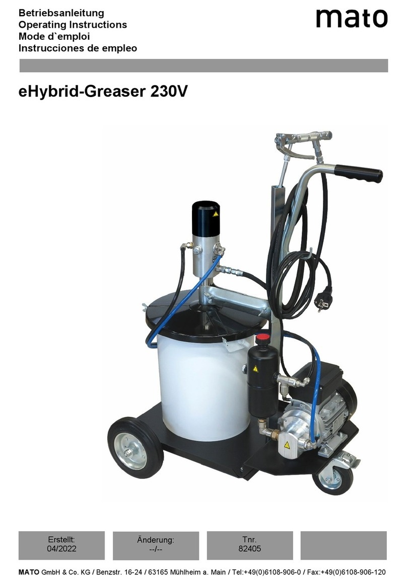 MATO eHybrid-Greaser 230V operating instructions