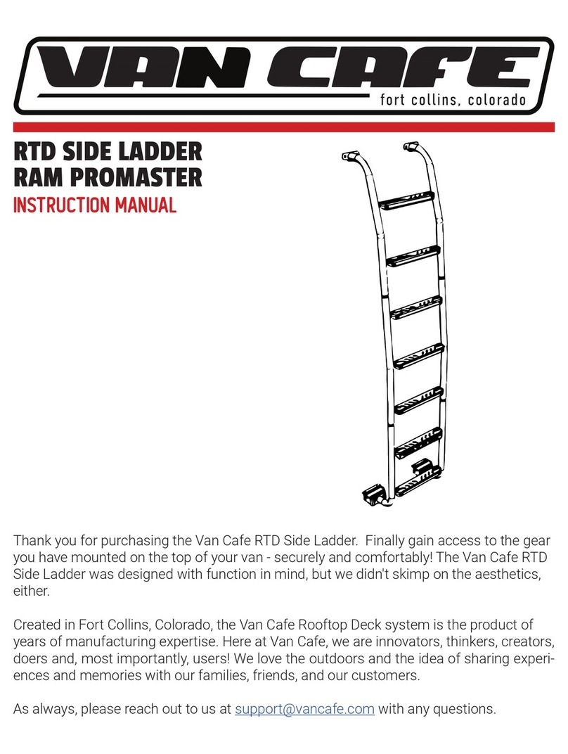 VAN CAFE RTD SIDE LADDER RAM PROMASTER instruction manual VAN CAFE RTD SIDE LADDER RAM PROMASTER instruction manual