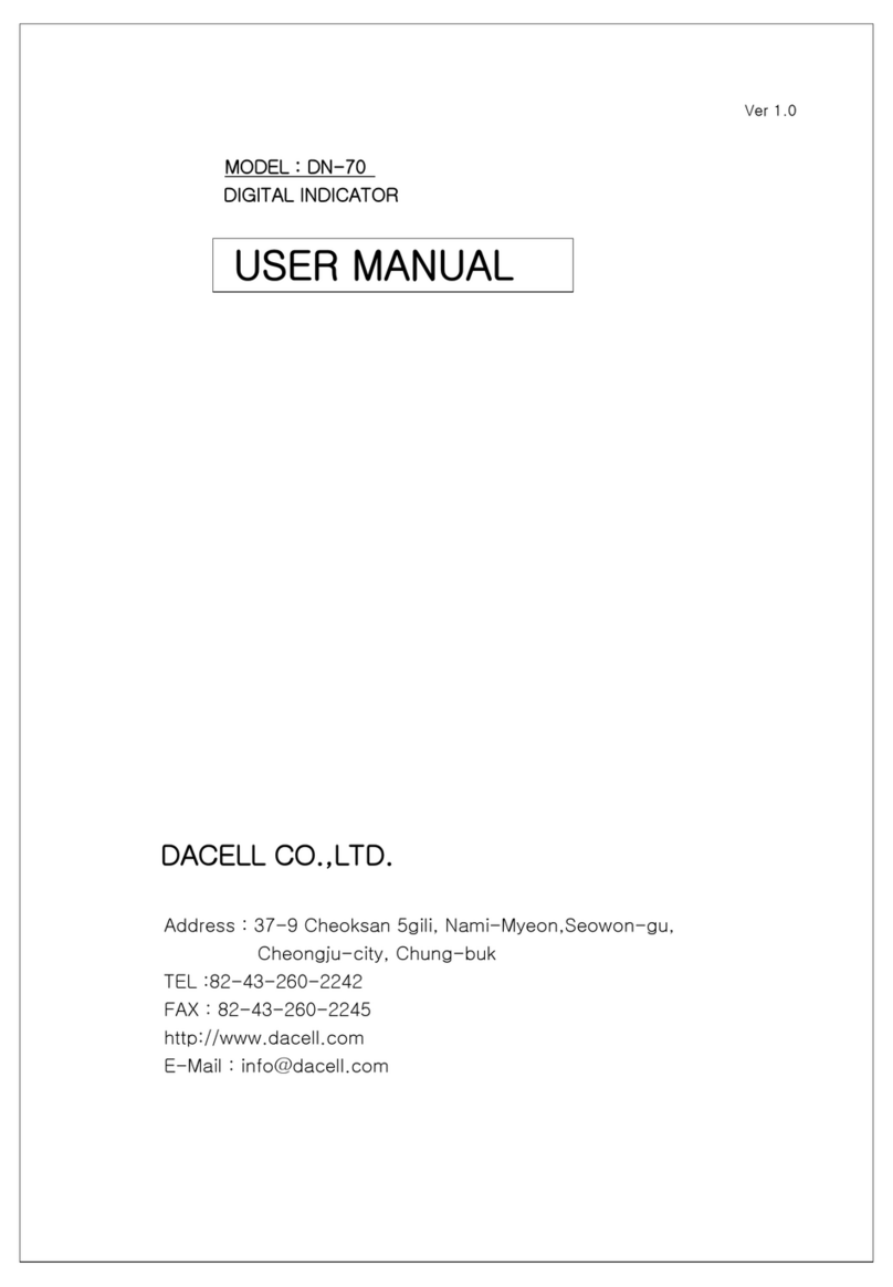 dacell DN-70 User manual