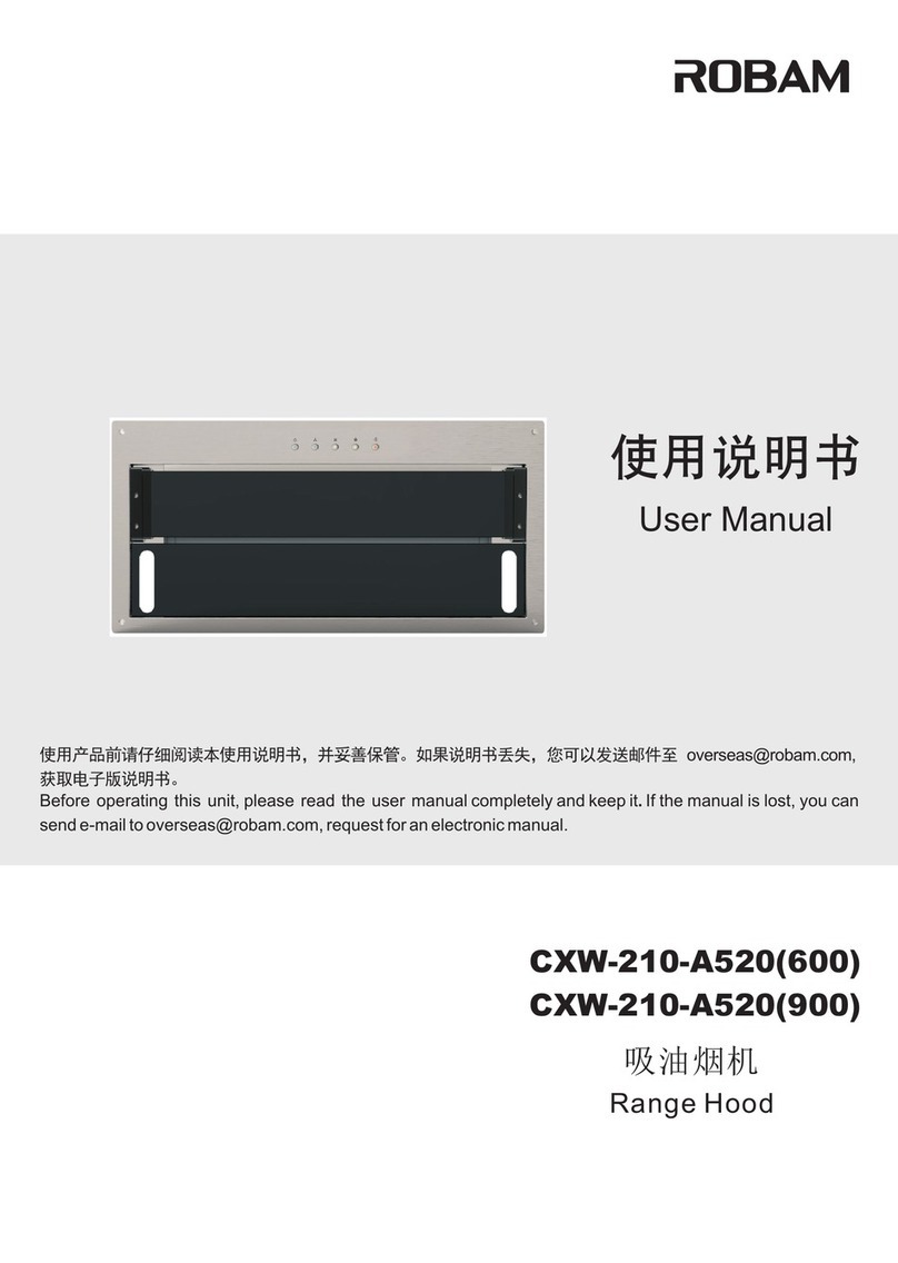 Robam CXW-210-A520 user manual