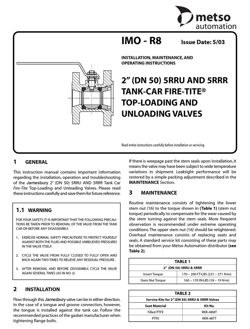 metso automation IMO-R8 Operating and maintenance manual