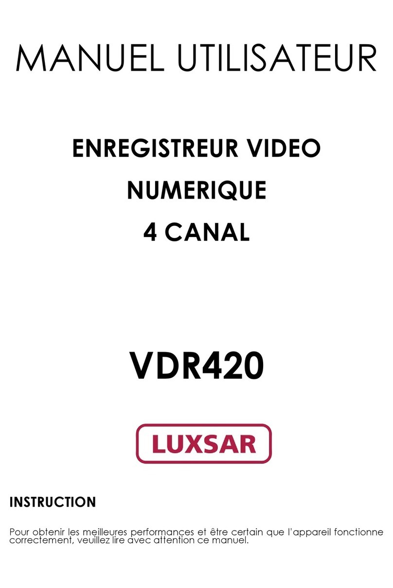 LUXSAR VDR420 instruction manual