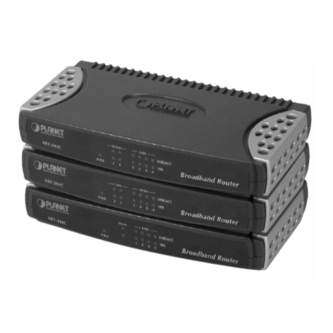 Planet XRT-401C Quick installation guide