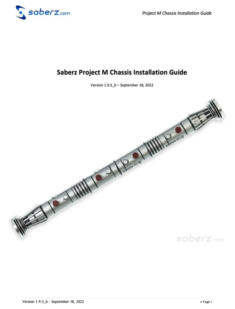 saberz Project M Chassis User manual
