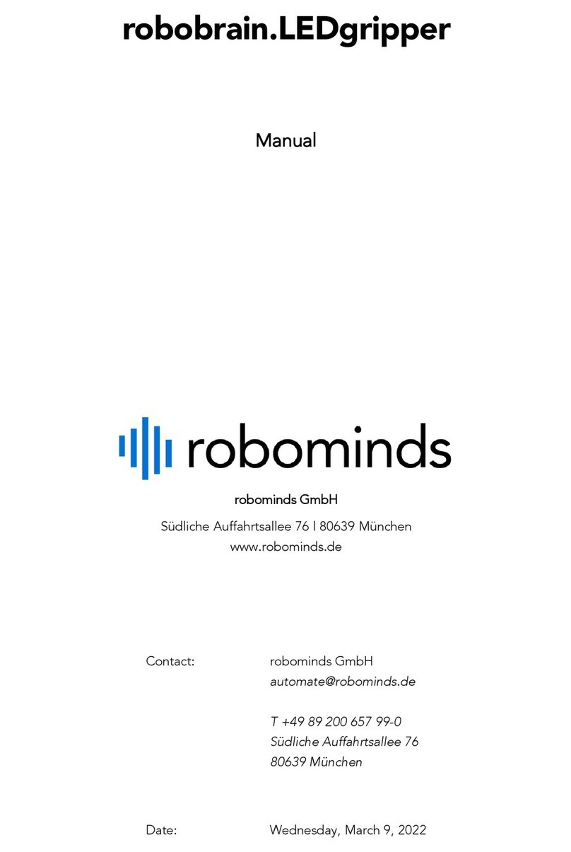 robominds robobrain.LEDgripper manual