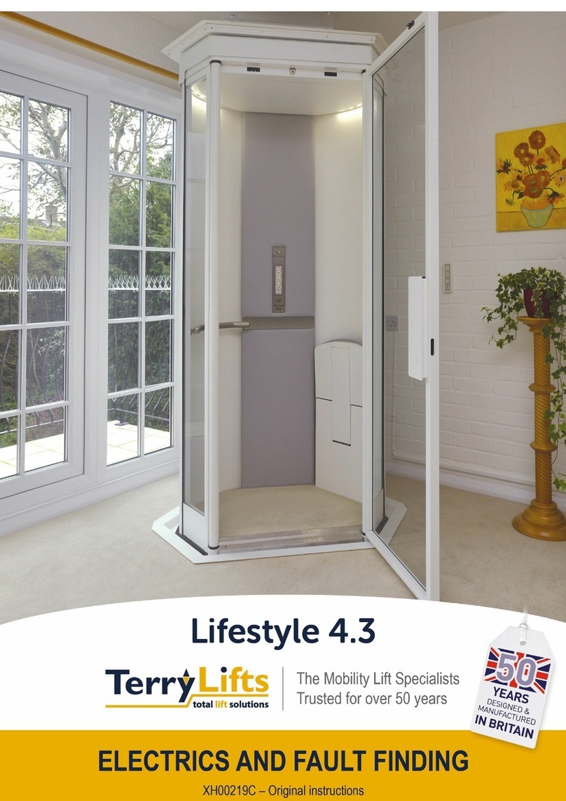 TerryLifts Lifestyle 4.3 Fault Finding