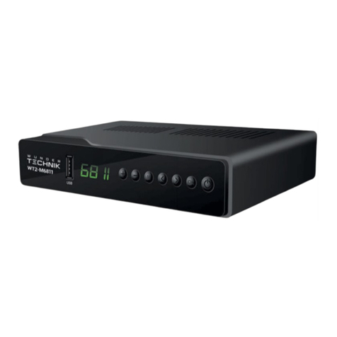 WUNDER TECHNIK DVB-T2 WT2-M6811 instructions