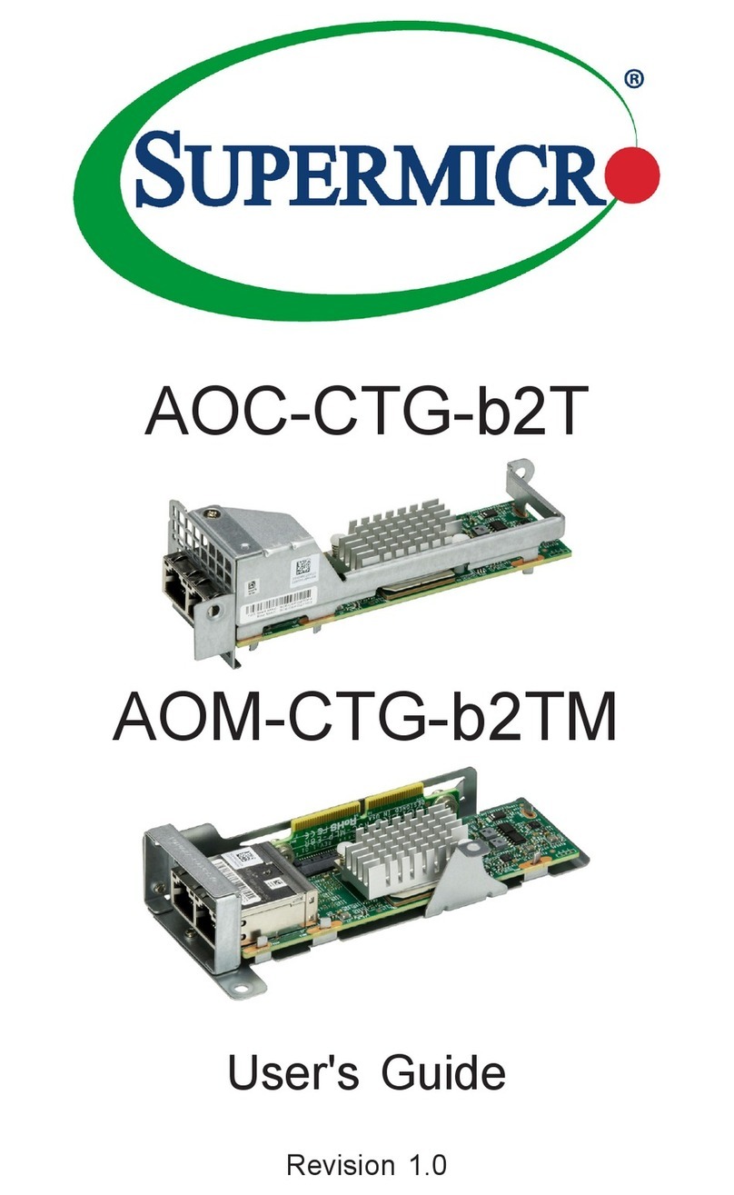 Supermicro AOC-CTG-b2T User manual